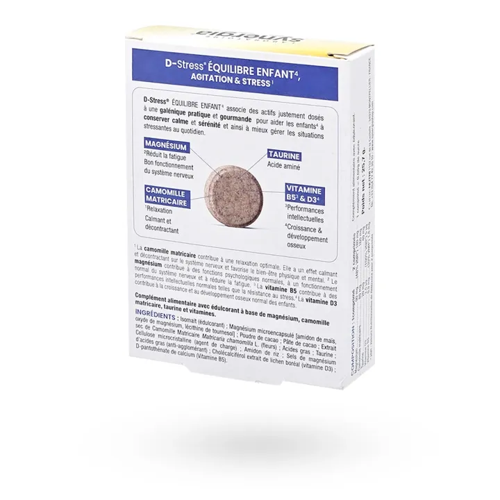 D-Stress Équilibre Enfant 24 Comprimés – Agitation & Stress | Pharmacie en ligne
