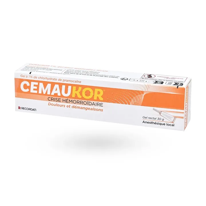 Cemaukor 1% Gel Rectal 30 g – Crise Hémorroïdaire & Douleurs Anales | Pharmacie en ligne