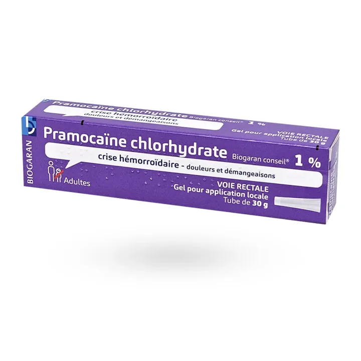 Pramocaïne 1% Biogaran Gel Rectal 30 g – Crise Hémorroïdaire Adulte | Pharmacie en ligne