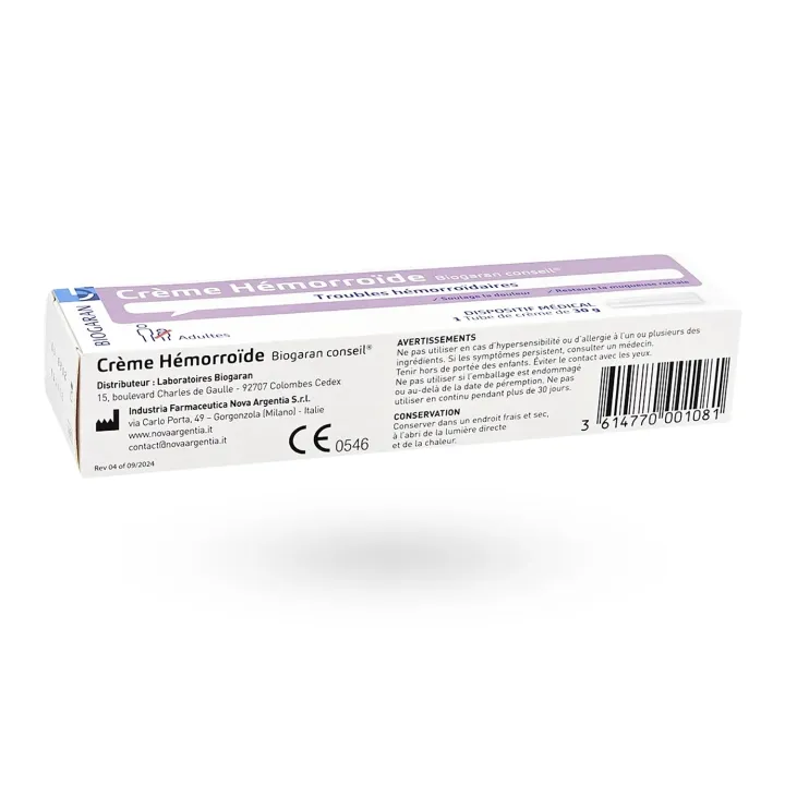 Crème Hémorroïde Biogaran Conseil 30 g – Troubles Hémorroïdaires | Pharmacie en ligne
