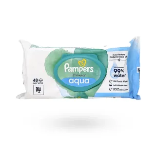 Pampers Harmonie Aqua 48 lingettes nettoyantes