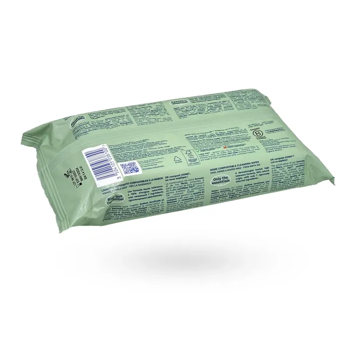 Mustela Lingettes Nettoyantes Compostables x60 – Fibres Végétales | Pharmacie en ligne