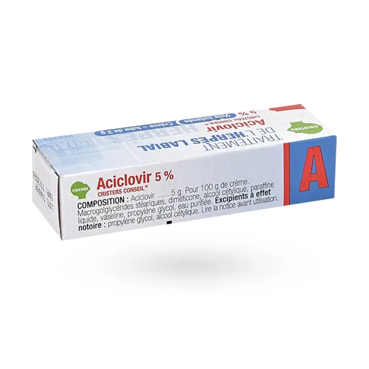 ACICLOVIR CRISTERS 5% Crème – Herpès Labial & Bouton de Fièvre | Pharmacie en ligne