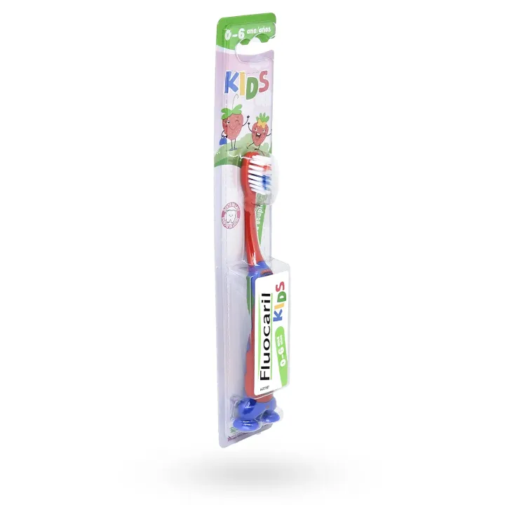 Fluocaril Kids Brosse à Dents Extra Souple 0-6 Ans | Hygiène Bucco-Dentaire Enfant