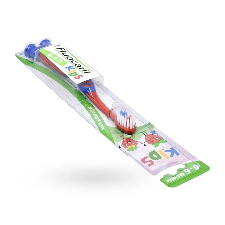 Fluocaril Kids Brosse à Dents Extra Souple 0-6 Ans | Hygiène Bucco-Dentaire Enfant