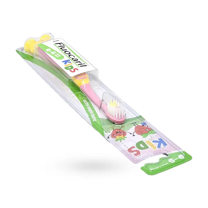 Fluocaril Kids Brosse à Dents Extra Souple 0-6 Ans | Hygiène Bucco-Dentaire Enfant