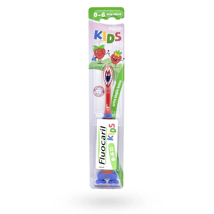 Fluocaril Kids brosse à dents extra souple enfants 0-6 ans garçon