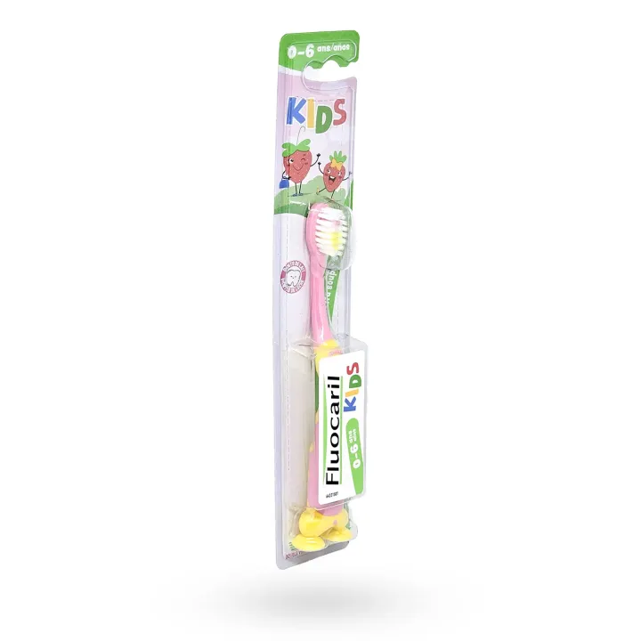 Fluocaril Kids Brosse à Dents Extra Souple 0-6 Ans | Hygiène Bucco-Dentaire Enfant