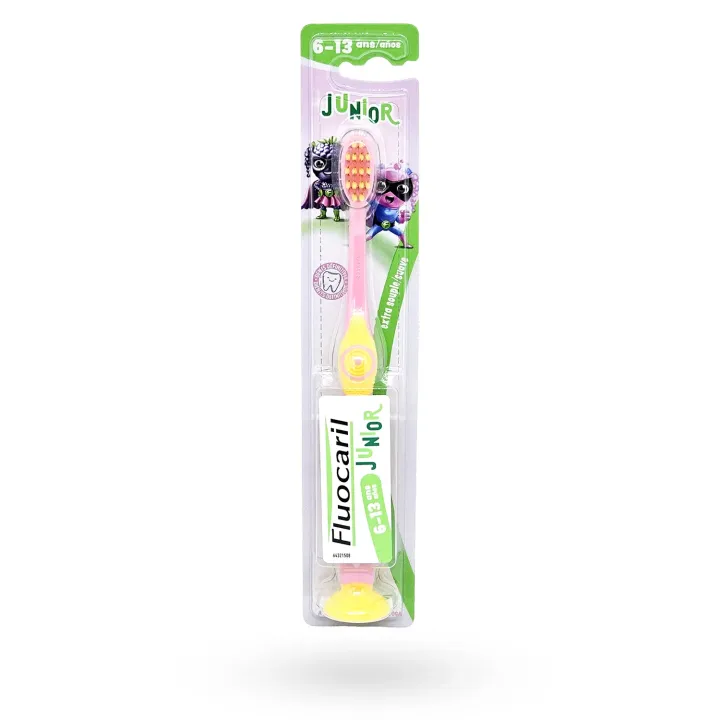 Fluocaril Junior brosse à dents extra souple enfants 6-13 ans fille