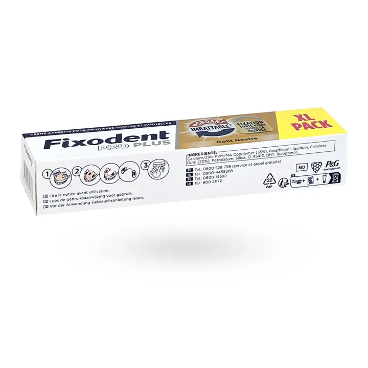 Fixodent PRO Plus Mordant Imbattable XL 57 g – Crème Adhésive Fixation Forte | Pharmacie en Ligne