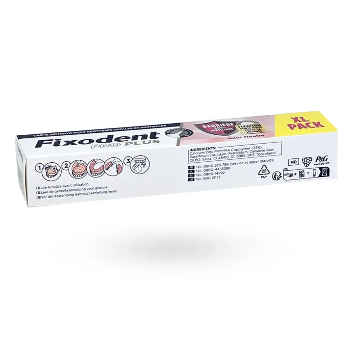 Fixodent PRO Plus Barrière Anti-Particules 57 g – Crème Adhésive Dentier | Pharmacie en Ligne