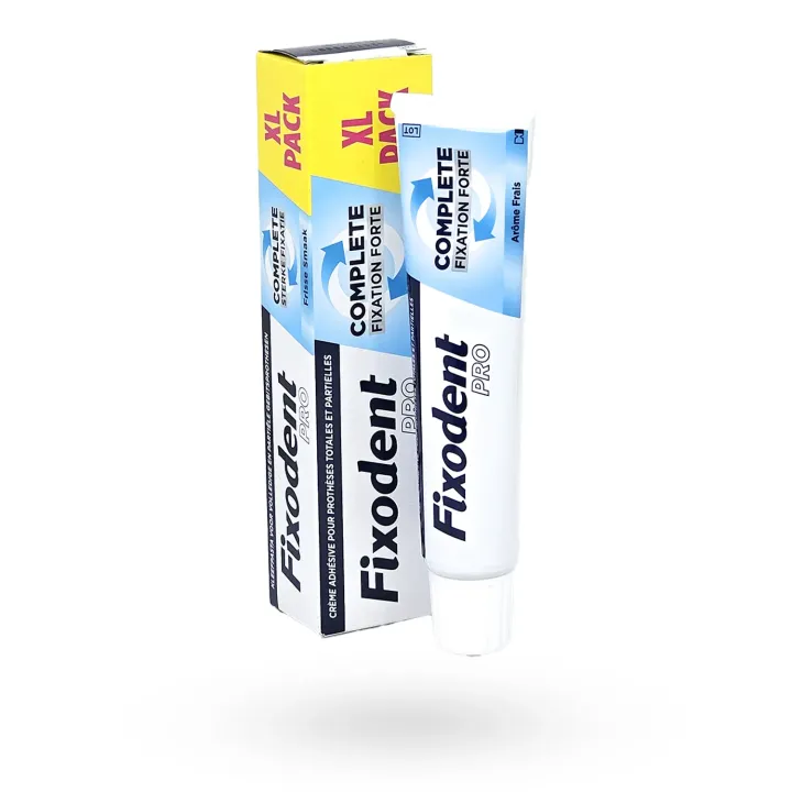 Fixodent PRO Complete Fixation Forte XL 70 g – Crème Adhésive Dentier | Pharmacie en Ligne