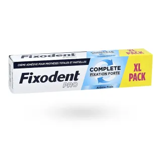Fixodent PRO Complete fixation forte crème adhésive arôme frais XL Pack 70 g