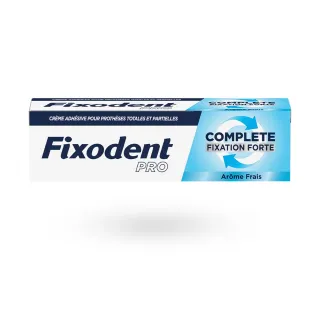 Fixodent PRO Complete fixation forte crème adhésive arôme frais 47 g