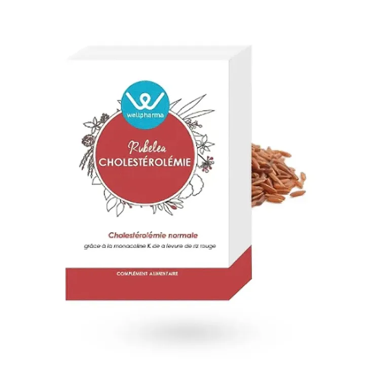 Rubelea Cholestérolémie Wellpharma 60 gélules | Pharmacie en ligne