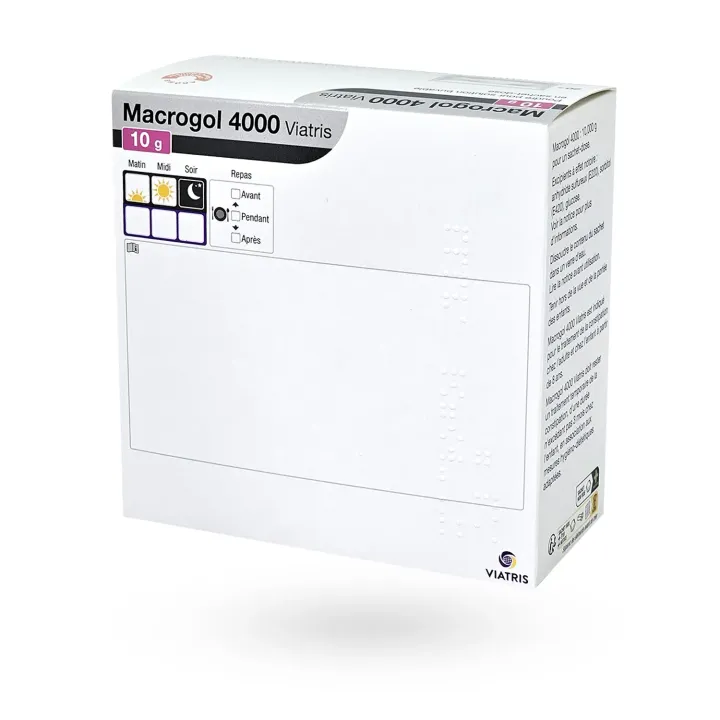 Macrogol 4000 Viatris 10 g 20 Sachets – Traitement Constipation | Pharmacie en Ligne