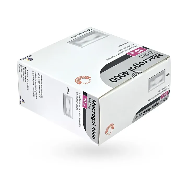 Macrogol 4000 Viatris 10 g 20 Sachets – Traitement Constipation | Pharmacie en Ligne
