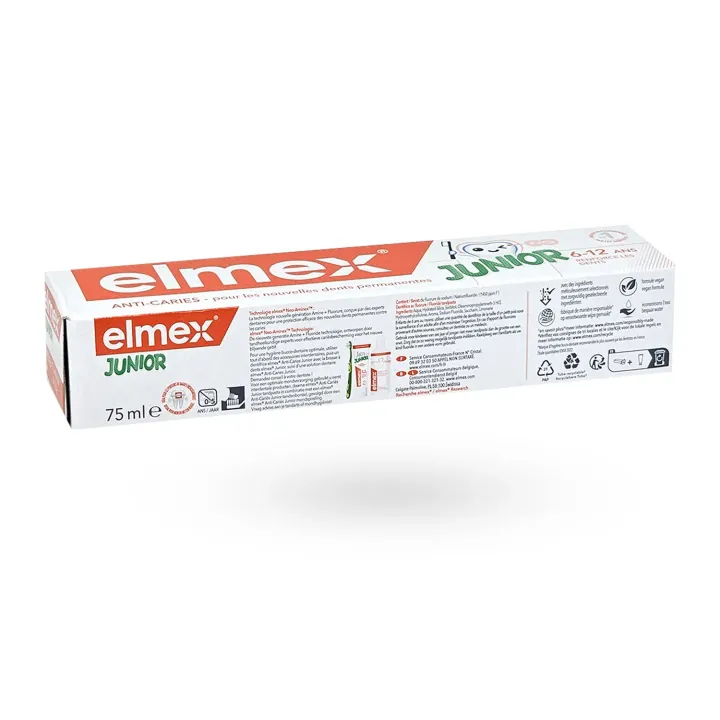 Elmex dentifrice Junior 6/12 ans protection caries | Pharmacie en ligne