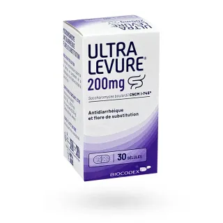 Ultra Levure 200 mg antidiarrhéique 30 gélules