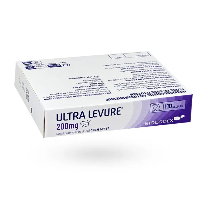 Ultra Levure 200 mg antidiarrhéique 10 gélules | Pharmacie en ligne