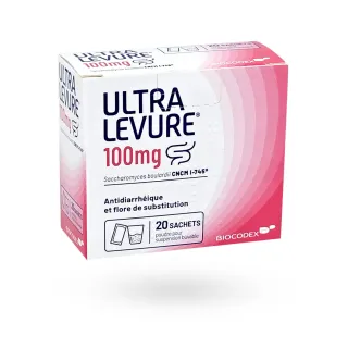 Ultra levure 100 mg 20 sachets