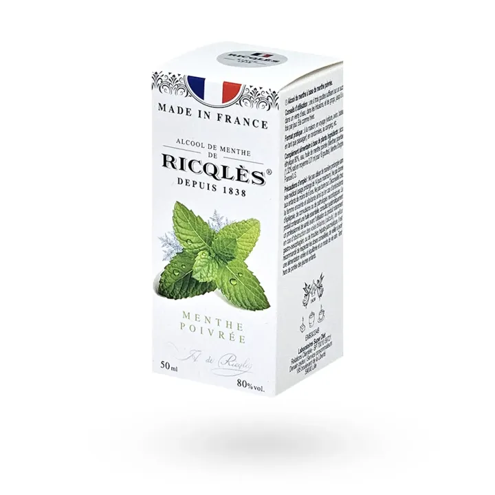 Ricqlès Alcool de Menthe Poivrée 50 ml | Fraîcheur et Digestion Pharmacie en Ligne