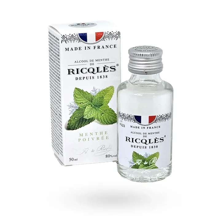 Ricqlès Alcool de Menthe Poivrée 50 ml | Fraîcheur et Digestion Pharmacie en Ligne
