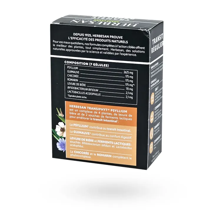 Herbesan Transiphyt transit facile nouvelle formule 60 gélules | Pharmacie en ligne