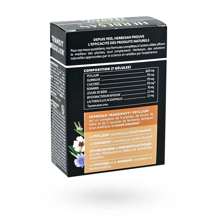 Herbesan Transiphyt transit facile nouvelle formule 60 gélules | Pharmacie en ligne