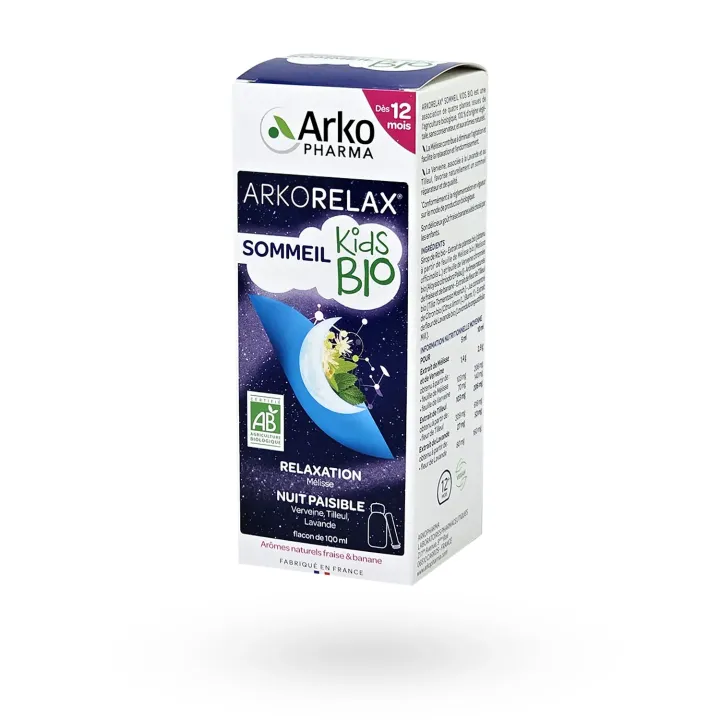 Arkorelax Sommeil Kids BIO Nuit Paisible 100 ml | Sommeil Enfant Naturel Pharmacie en Ligne
