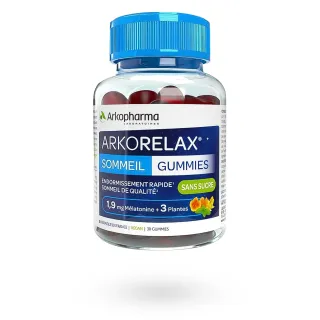 Arkorelax sommeil gummies sans sucre Arkopharma 30 gummies