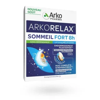 Arkorelax sommeil fort 8h libération prolongée 15 comprimés