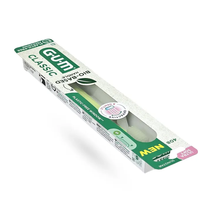 GUM Classic 408 Brosse à Dents Extra Souple Petite Tête S | Pharmacie en ligne
