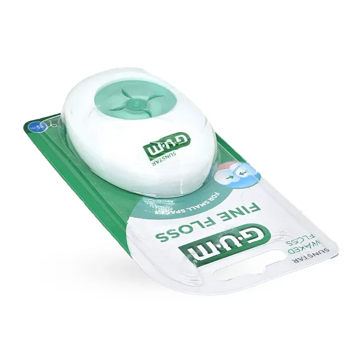 Fil dentaire GUM Fine Floss 1555 extra-fin ciré – Hygiène interdentaire | Pharmacie en ligne