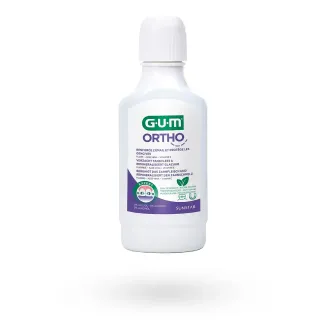 GUM Ortho bain de bouche anti-plaque 300 ml
