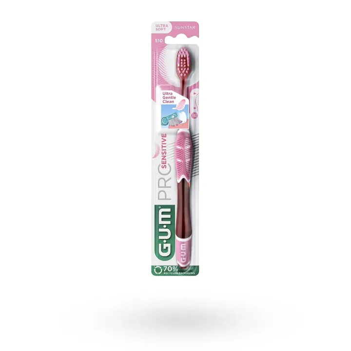 Brosse à dents GUM Pro Sensitive 510 ultra souple – Dents sensibles | Pharmacie en ligne