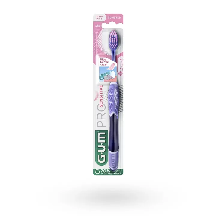 Brosse à dents GUM Pro Sensitive 510 ultra souple – Dents sensibles | Pharmacie en ligne