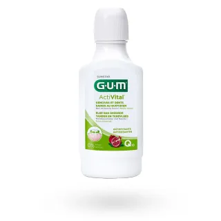 GUM Activital bain de bouche fluoré menthe fraîche 300 ml
