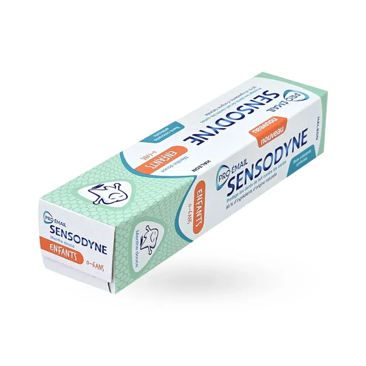 Sensodyne Pro-Émail dentifrice enfants 0-6 ans menthe douce 50 ml - Protection des dents de lait | Pharmacie en ligne