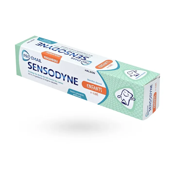 Sensodyne Pro-Émail dentifrice enfants 0-6 ans menthe douce 50 ml - Protection des dents de lait | Pharmacie en ligne
