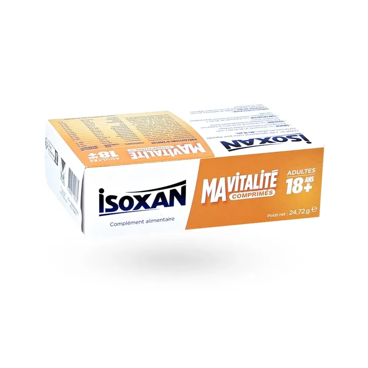 Isoxan Ma Vitalité 18 ans+ 30 comprimés | Complément énergie et concentration | Pharmacie en ligne