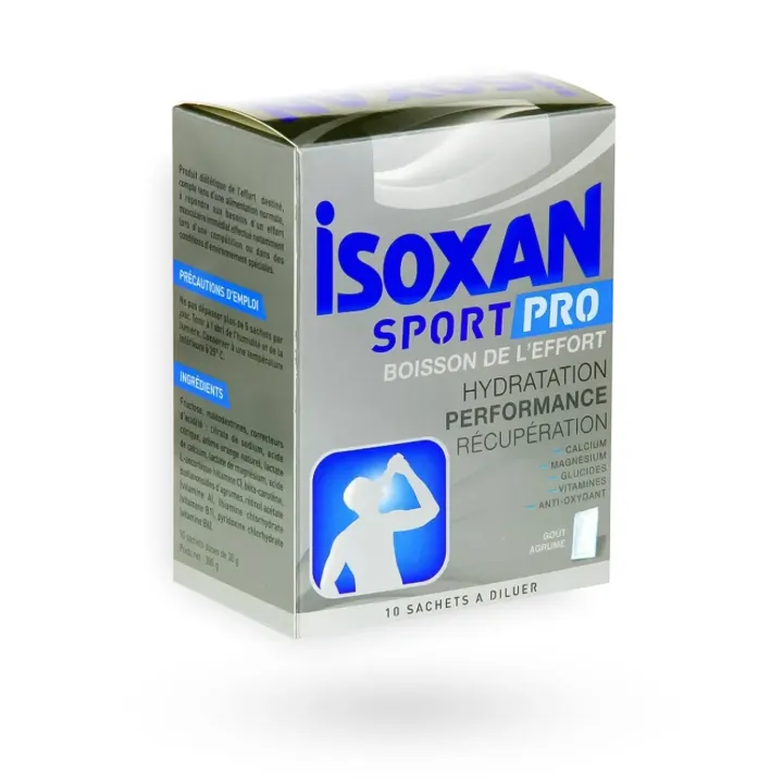 Isoxan Sport Pro boisson de l’effort 10 sachets | Hydratation et endurance sportive | Pharmacie en ligne