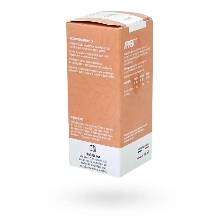 Léro Appétit au Lichen d'Islande naturel 125 ml orange | Pharmacie en ligne