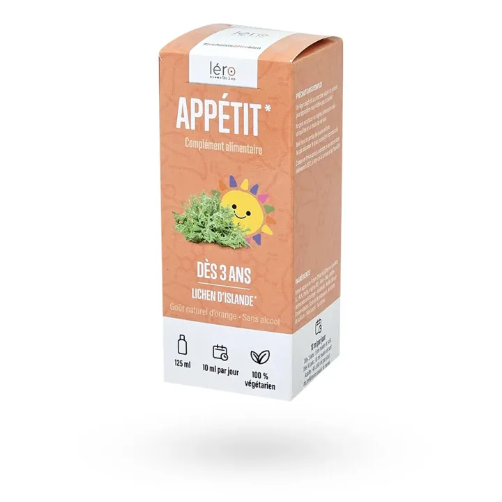 Léro Appétit au Lichen d'Islande naturel 125 ml orange | Pharmacie en ligne