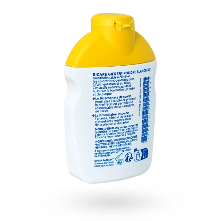 Bicare Plus Gifrer poudre blanchissante anti-plaque/anti-tartre 60 g | Pharmacie en ligne