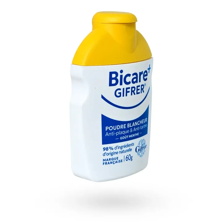 Bicare Plus Gifrer poudre blanchissante anti-plaque/anti-tartre 60 g | Pharmacie en ligne