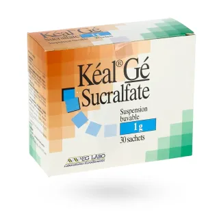Kéal Gé 1 g Sucralfate suspension buvable ulcère gastrique 30 sachets