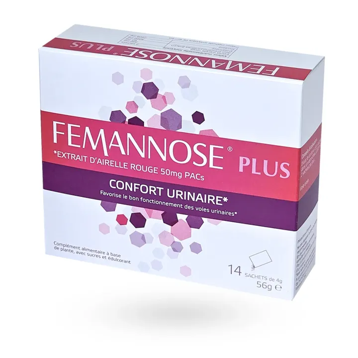 Femannose Plus confort urinaire sachets - D-mannose et airelle rouge | Pharmacie en ligne