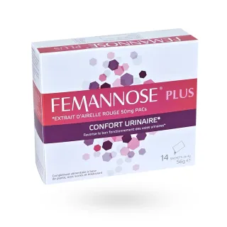Femannose Plus extrait d'airelle rouge confort urinaire 14 sachets
