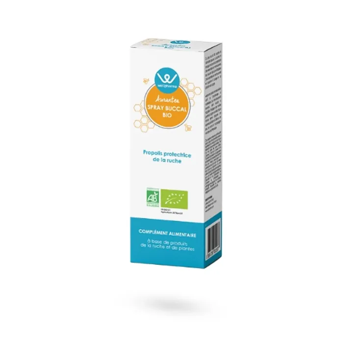 Aurantea spray buccal à la Propolis BIO Wellpharma 20 ml | Pharmacie en ligne